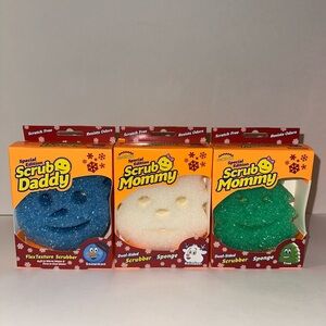 Scrub Mommy Especial Edition Holidays Limited Scrub Daddy 3 pc